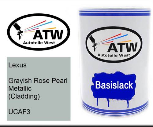 Lexus, Grayish Rose Pearl Metallic (Cladding), UCAF3: 500ml Lackdose, von ATW Autoteile West.